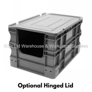 Heavy Duty Stacking Euro Box 60cm 65 Litre Open Front